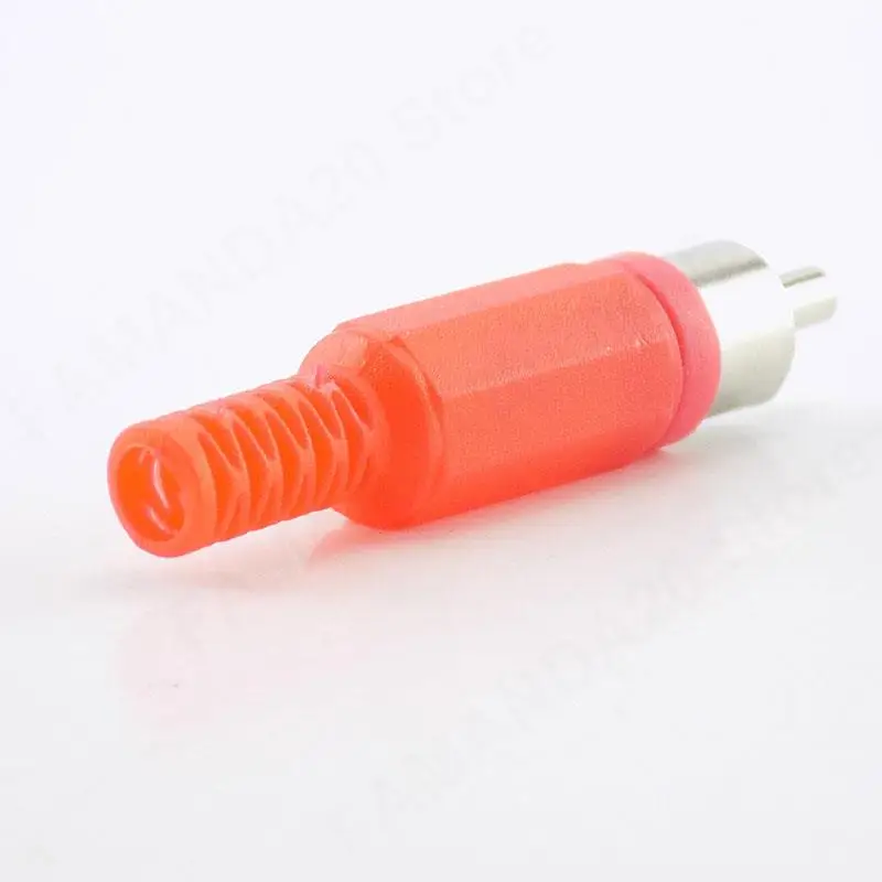 Adaptador de conector Jack RCA macho hembra, enchufe AV de Audio y vídeo de soldadura, enchufes de mango de plástico, herramienta de soldadura Dual de canal DIY - imagen 4