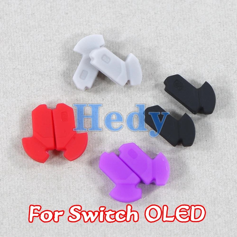 Almohadillas antideslizantes OLED para Nintendo Switch, accesorios de juego de goma antideslizantes, reemplazo de reparación, 2 juegos - imagen 5