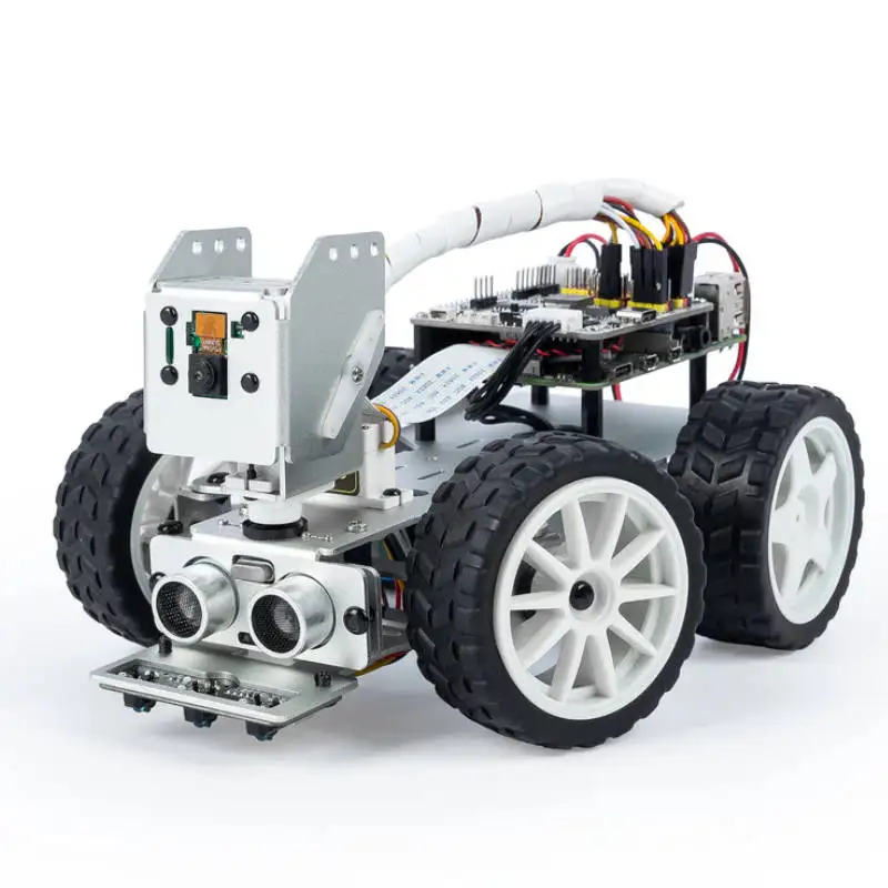 SunFounder Kit de coche robot con vídeo inteligente para Raspberry Pi 4/3B+/3B/Zero W (batería incluida) PiCar-X 4.7 (38 reseñas)