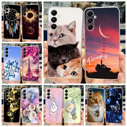 Funda Silicona Transparente Samsung Galaxy A05s – Gato Animado