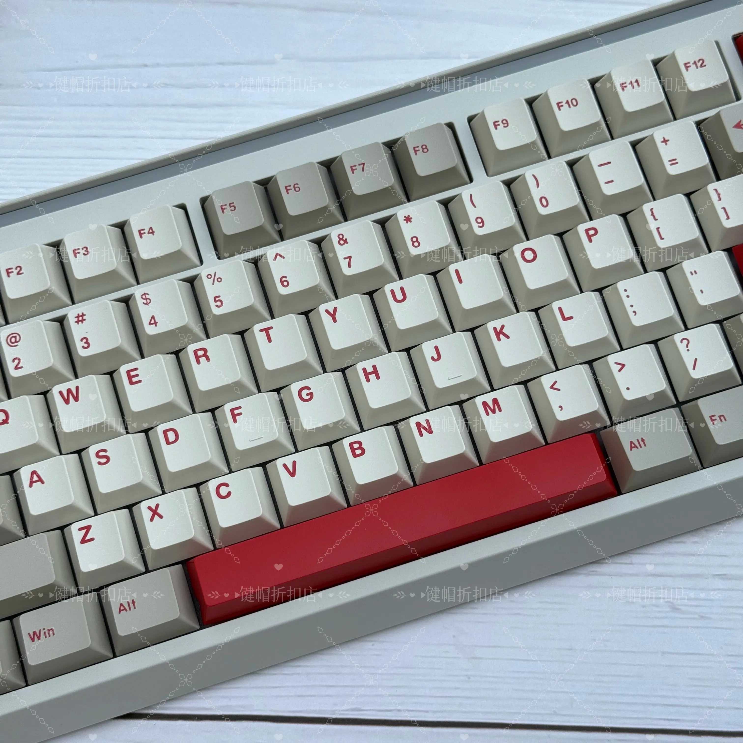Teclas con tema Retro clásico, teclas ABS con perfil de cereza Original para teclado mecánico, tapa de tecla personalizada translúcida - imagen 3