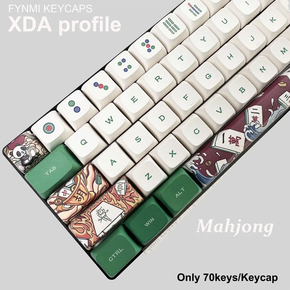 Teclas XDA promocionales Tema Mahjong Sólo 70 teclas se aceptadas a teclado de 68 teclas o mezclar y combinar teclas para teclado - imagen 4