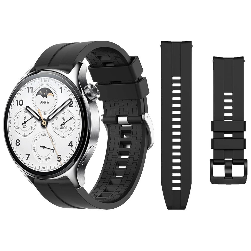 Correa deportiva de silicona de 22mm y 20mm para Xiaomi Watch Color 2, pulsera para Xiaomi Mi Watch S2 S1 Pro, pulseras suaves de repuesto