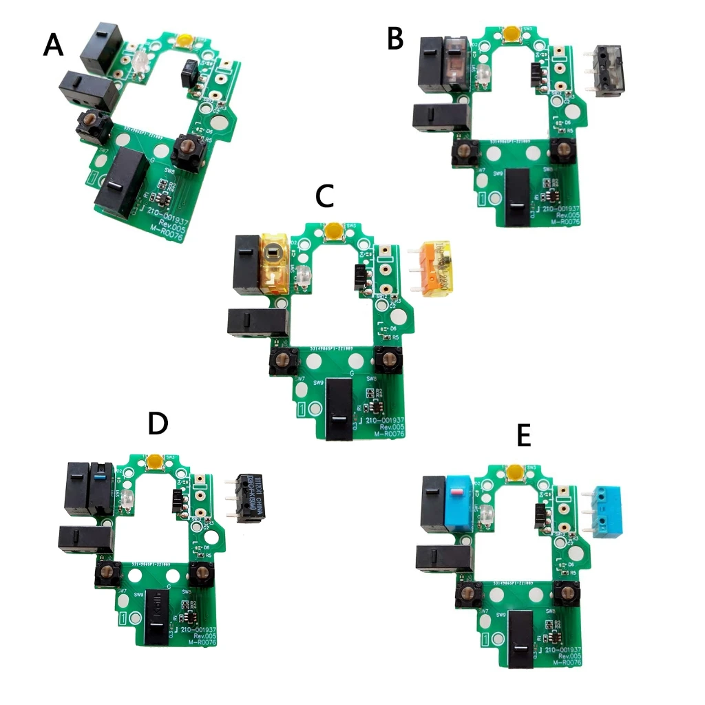 Microinterruptor ratón PCB, placa botón, placa base Microwich para reparación ratón inalámbrico G502 Lightspeed, intercambio en caliente, 1 ud.
