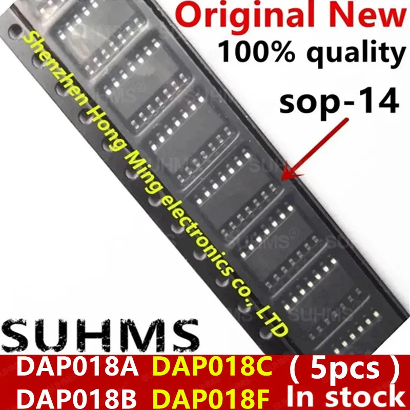 Chipset 100% nuevo DAP018A DAP018B DAP018C DAP018F sop-14, 5 unidades