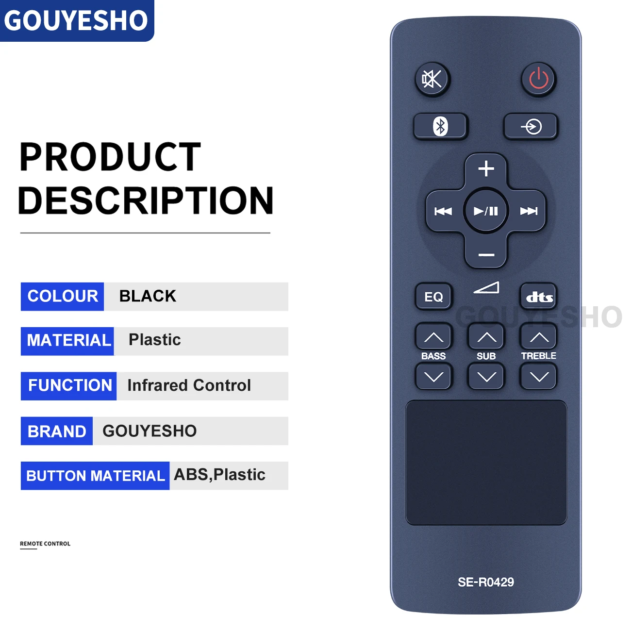 Barra de sonido SE-R0429, mando a distancia de repuesto para Toshiba, SBX4250, SBX4250KN, SBX5065KU, nuevo - imagen 5