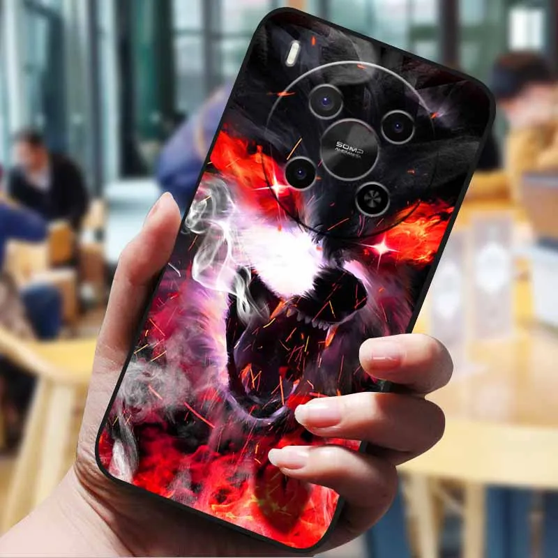 Para ZTE Blade V70 Max Funda NubiaV 70 Max Lobo León dibujos animados silicona TPU Funda de teléfono Para Nubia V70 Max Funda protectora suave Para - imagen 3