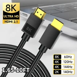 Cable HDMI 2.1 eARC HDR10 para PS5 y TV – Rendimiento Ultra Real