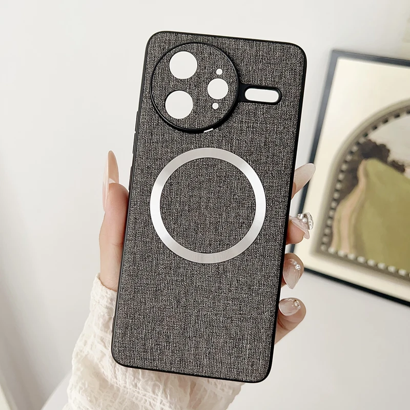 Para Xiaomi POCO F7 Ultra, F7 Pro funda magnética ELVEV calidad ultrafina PU protección de lente contraportada - imagen 5