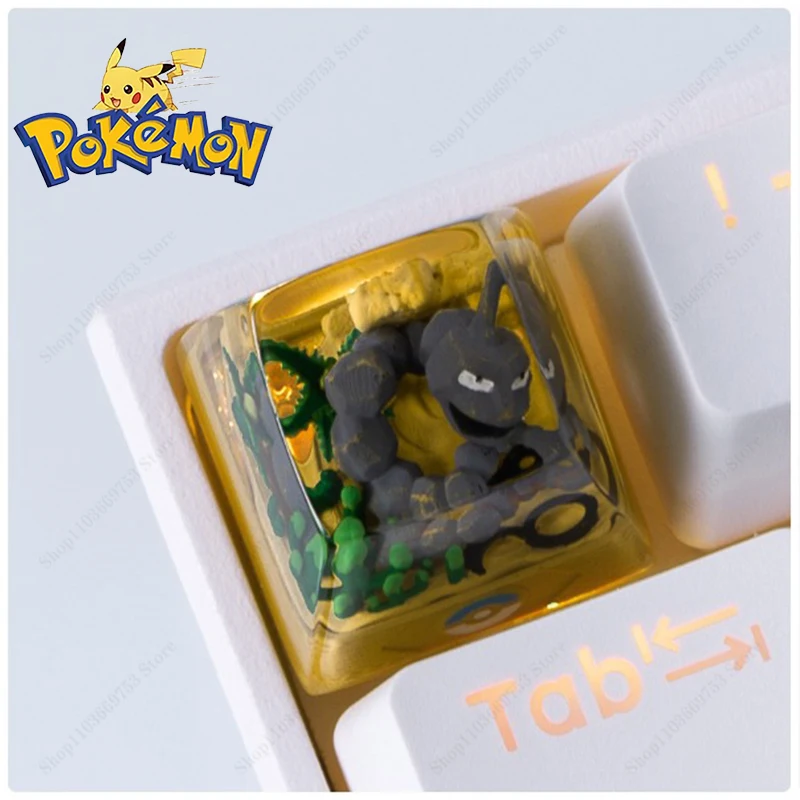 Teclas de resina de Pokémon Mewtwo, personalización de personajes de Anime, Teclado mecánico 3D, teclas DIY, accesorios de teclado bonitos, regalos - imagen 3