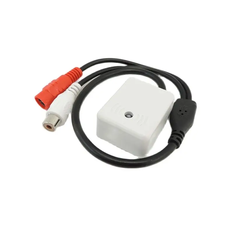 Micrófono de monitoreo de Audio hembra, dispositivo de grabación de sonido para cámara CCTV, seguridad IP, Monitor de voz q1, CC 9V, 12V, RCA - imagen 4