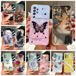 Samsung Galaxy A32 Funda de Silicona Suave con Diseño Pintado