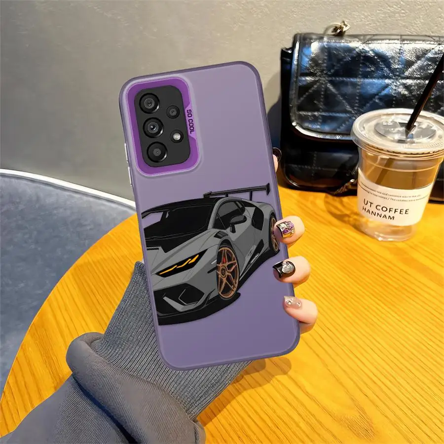 Cool Racing Car funda trasera de teléfono para Samsung Galaxy A26 A31 A32 A34 A17 A20s A15 A16 A36 A11 A12 A35 A21s A23 A24 A25 A13 - imagen 3
