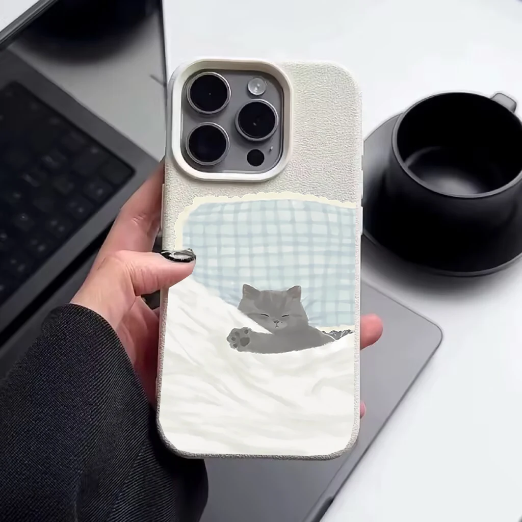 Funda bonita para pareja de perros y gatos para Realme 15 PRO 14 13 12 11 Plus Note 60 P3X C75 C55 C53 C63 C35 funda suave con patrón de lichi - imagen 5