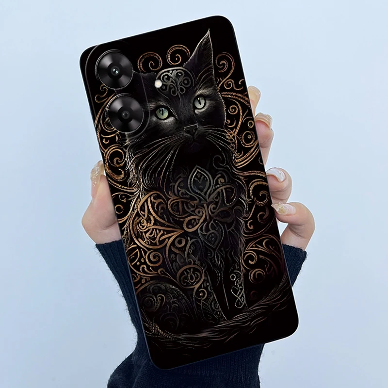 Para Realme Note 60x funda Realme Note 60x funda de teléfono Note60x dibujos animados lindo Labubu mate protección de cámara cubierta trasera a prueba de golpes - imagen 4