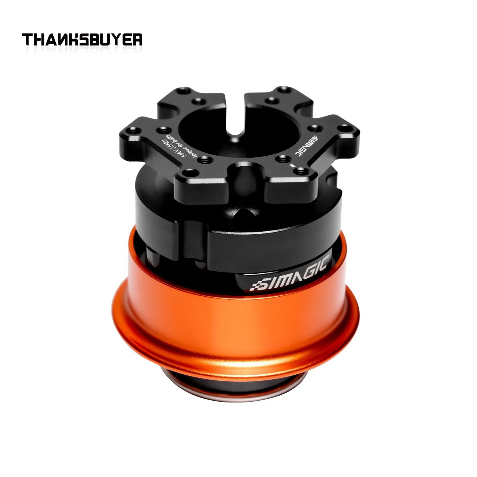 Adaptador de liberación rápida con base de rueda Simagic QR-A QR para base Alpha EVO y volantes de terceros