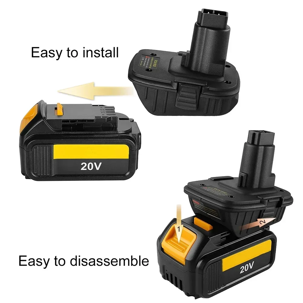 Convertidor adaptador de batería DCA1820 para Dewalt convierte baterías de litio Dewalt de 20V a batería Dewalt NI-CD de níquel de 18V y NI-MH - imagen 3