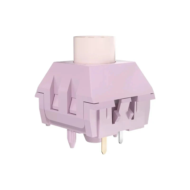 Kailh BOX-interruptor de teclado de helado de bayas de hielo, Pro, crema plateada rápida, POM completo, gatillo rápido, interruptor de teclado mecánico suave - imagen 5