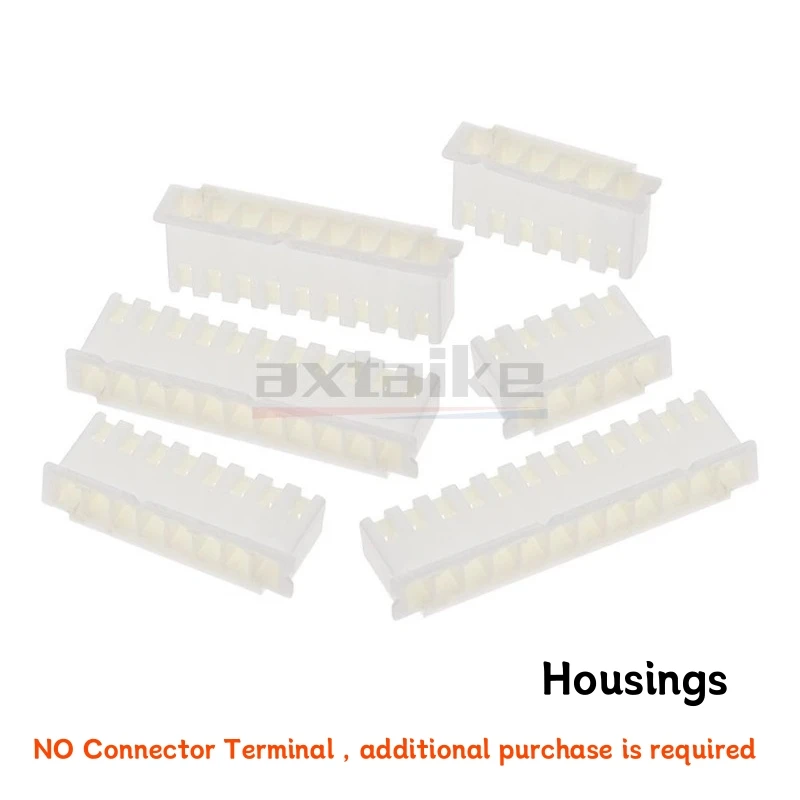 Conector macho y hembra JST, Terminal de cabeza de Pin recto Horizontal, 50 piezas, XH 2,54, 2P, 3P, 4P, 5P, 6P, 7P, 8P, 9P, 10P, 2,54 MM - imagen 2