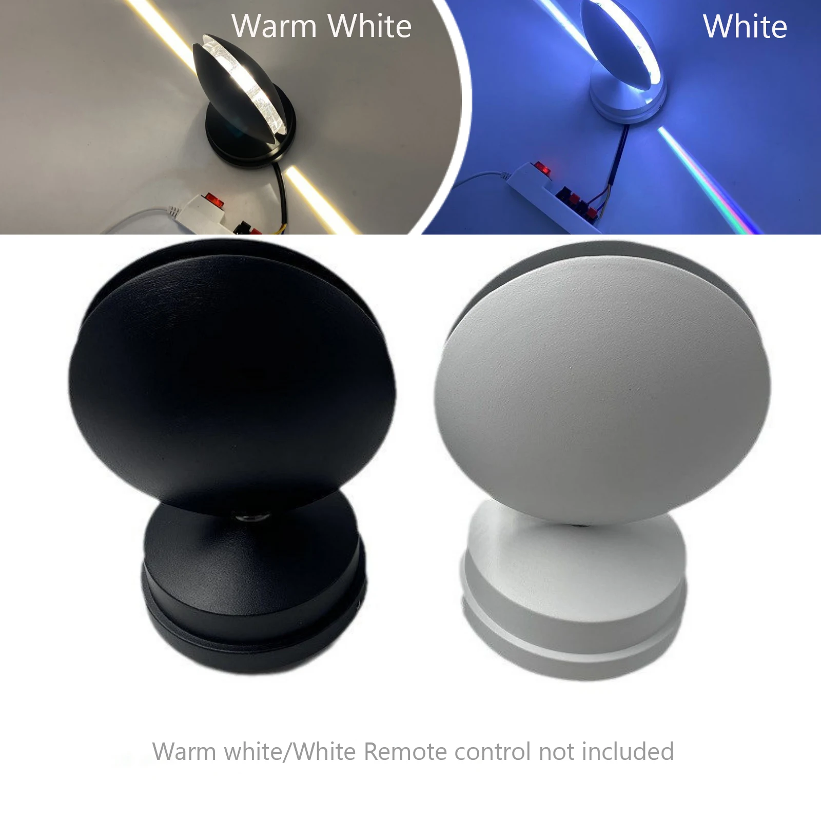 Lámpara de pared LED, luces de alféizar de ventanas, 10W, blanco/blanco cálido/RGB, marco de puerta de casa, pasillo, balcón, garaje, iluminación decorativa para Hotel - imagen 3