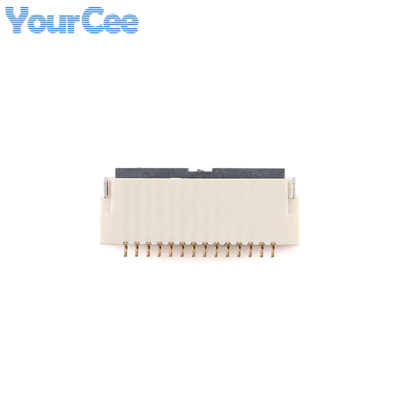 10 Uds conector frontal FFC/FPC Clamshell 0,5 MM paso dorado 1.0H 4-40P Cable plano doble conexión enchufe cinta Flexible - imagen 2