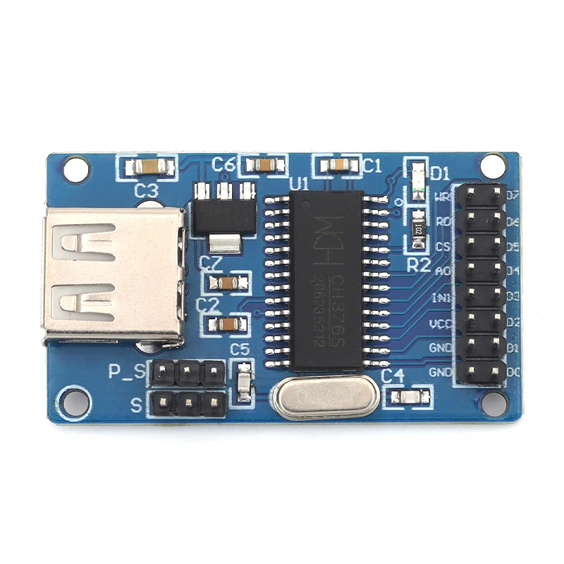Stlxy 10/5/1 Uds CH376 CH376S U módulo de lectura y escritura de disco compatible con transferencia de Control USB 12MHz - imagen 3
