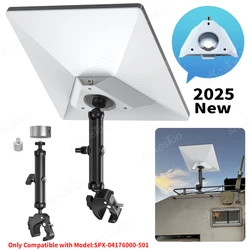 Para Starlink Mini Kit de montaje de abrazadera 1/4-20 3/8-16 soporte ajustable roscado para StarLink Mini adaptador de plato y tubo estante de techo RV