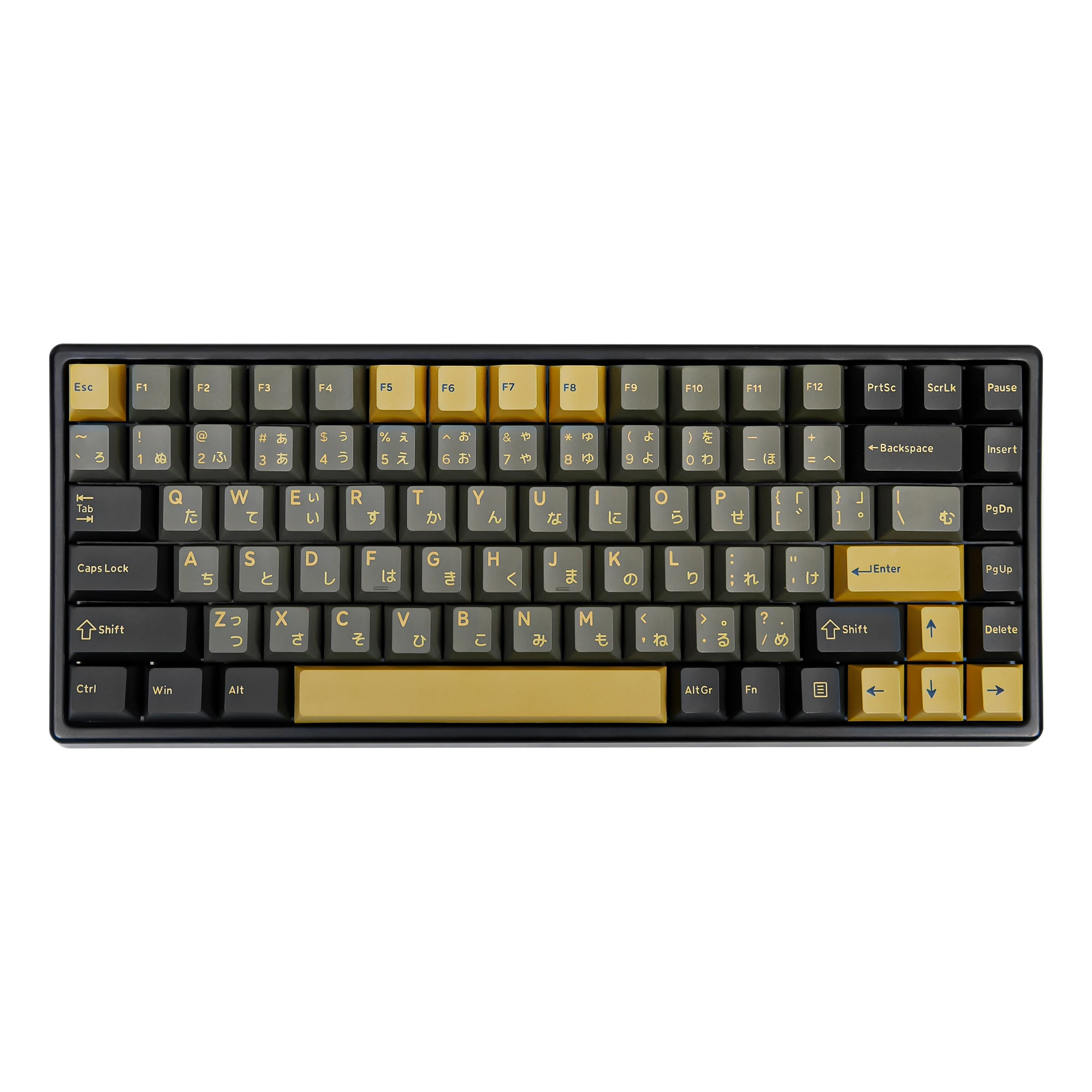 GJ Shimmer Dim Light Keycap Set PBT Doubleshot Cherry Profile para teclado mecánico Laser Hirigana Cryillic Hangual