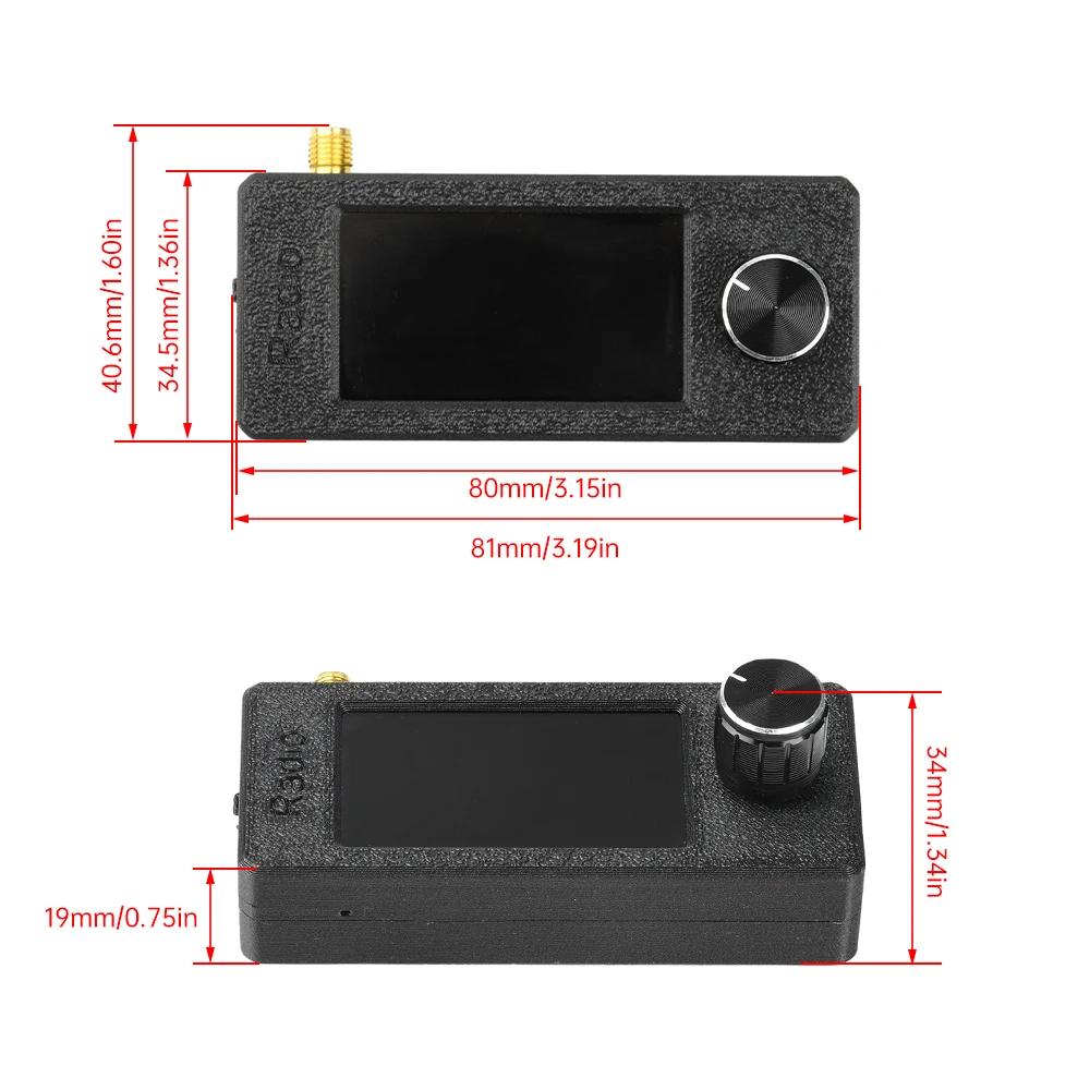 Versión V3 ATS Mini Case SI4732 0,5-108MHz bolsillo SSB Mini Radio de onda corta LSB USB AM FM receptor de Radio de todas las bandas - imagen 3