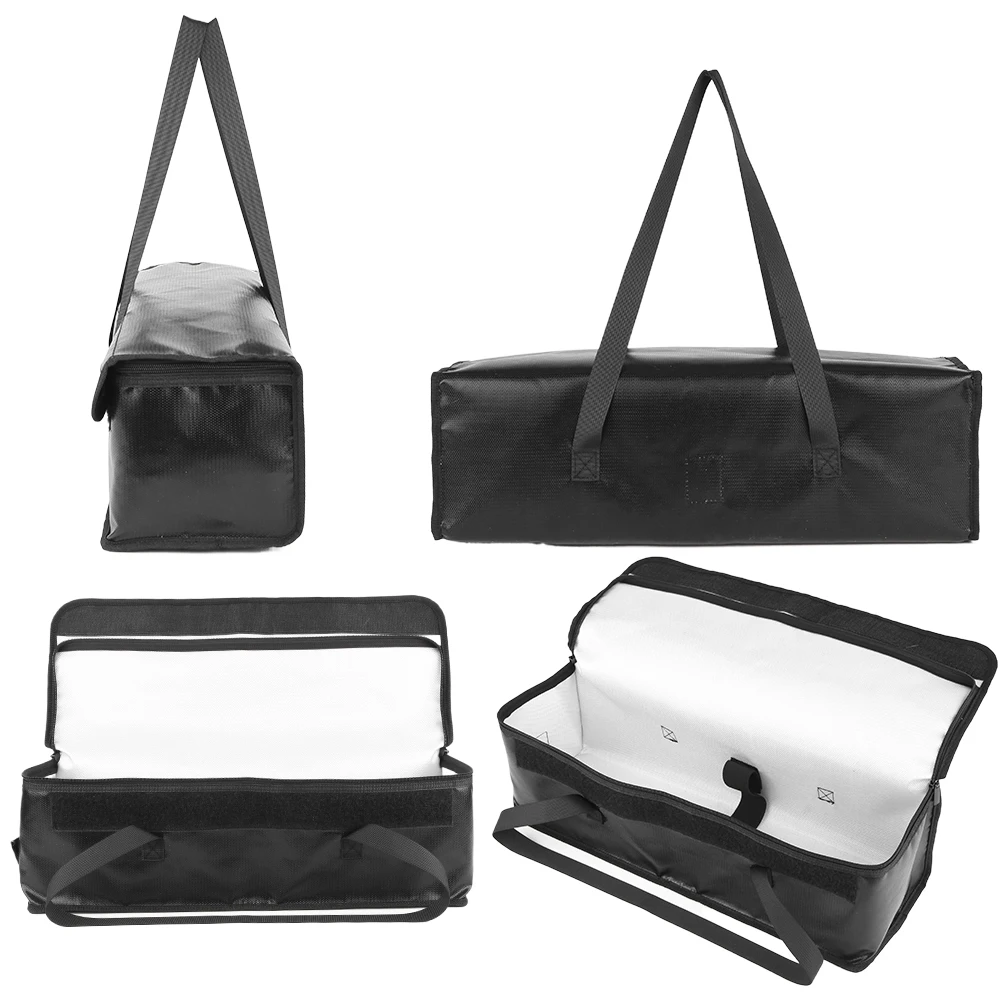 Bolsa de batería para bicicleta eléctrica, bolsa de batería ignífuga, bolsa de transporte de batería de gran capacidad, impermeable a prueba de explosiones para almacenamiento y transporte - imagen 3