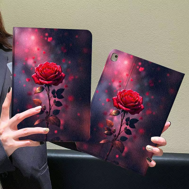 Hermosa funda de arte rosa para Huawei Honor Tab Magic Pad GT 6 X9 X8A X8 V8 V7 9 8 2 3 13,3 10 Pro pulgadas funda para tableta