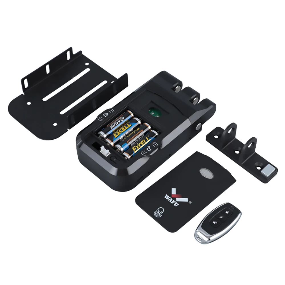 WAFU 026 cerradura de puerta Control remoto electrónico Digital protección de seguridad soporte Tuya Smart Home cerradura de inducción Invisible - imagen 2