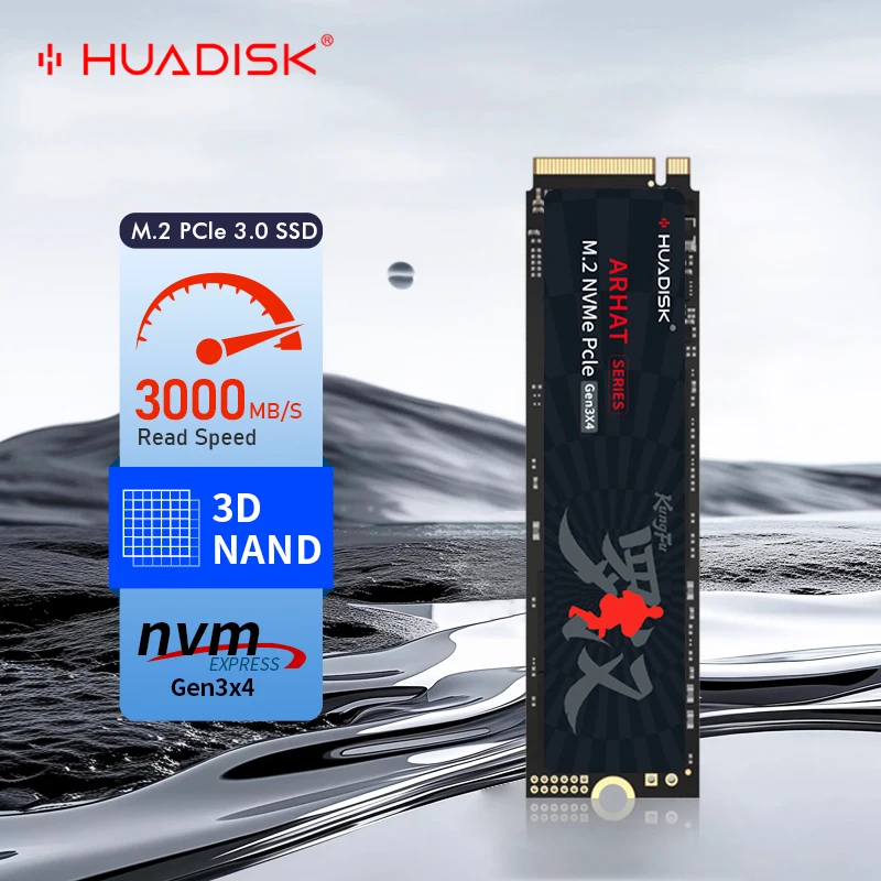 Huadisk SSD NVMe M2 1TB 512GB Internal SSD Drive PCIE3.0 3000MB Speed for GIGABYTE/MSI/ X99 X79 for DIY Gaming Computer PC - imagen 2