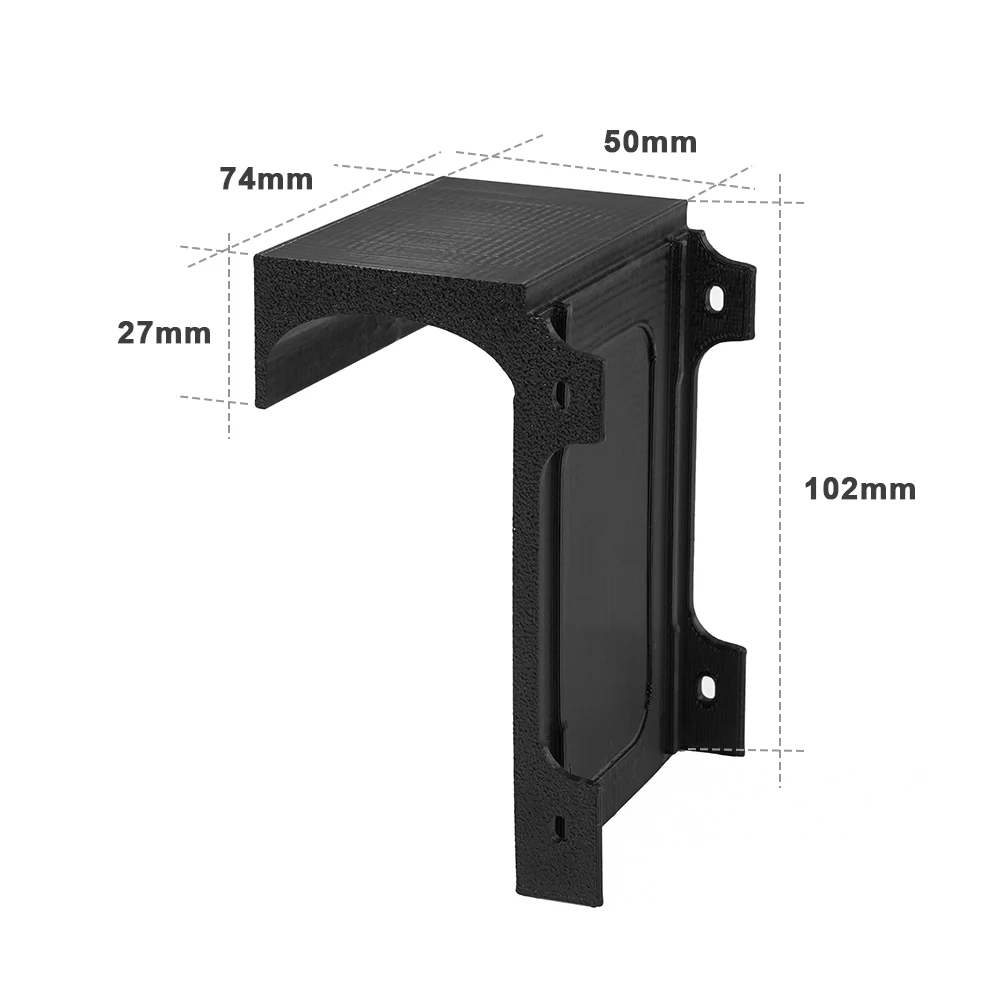 Soporte de disco duro TicKnot impreso en 3D de 2,5 pulgadas, soporte de pared HDD para soporte de montaje en pared Wii U, fijación segura - imagen 5