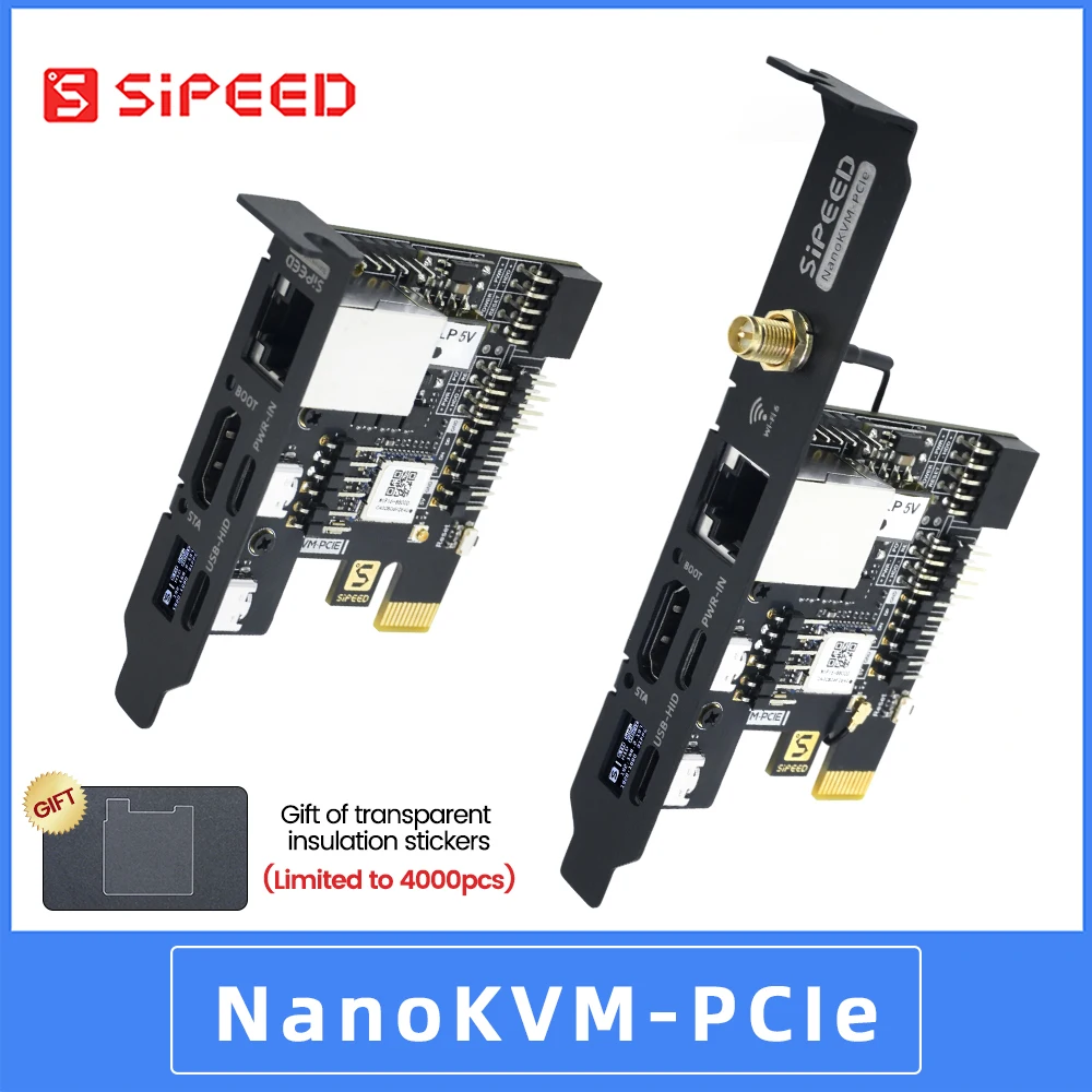 Sipeed NanoKVM-PCIe PiKVM Mini Servidor de operación y mantenimiento de control remoto HDMI