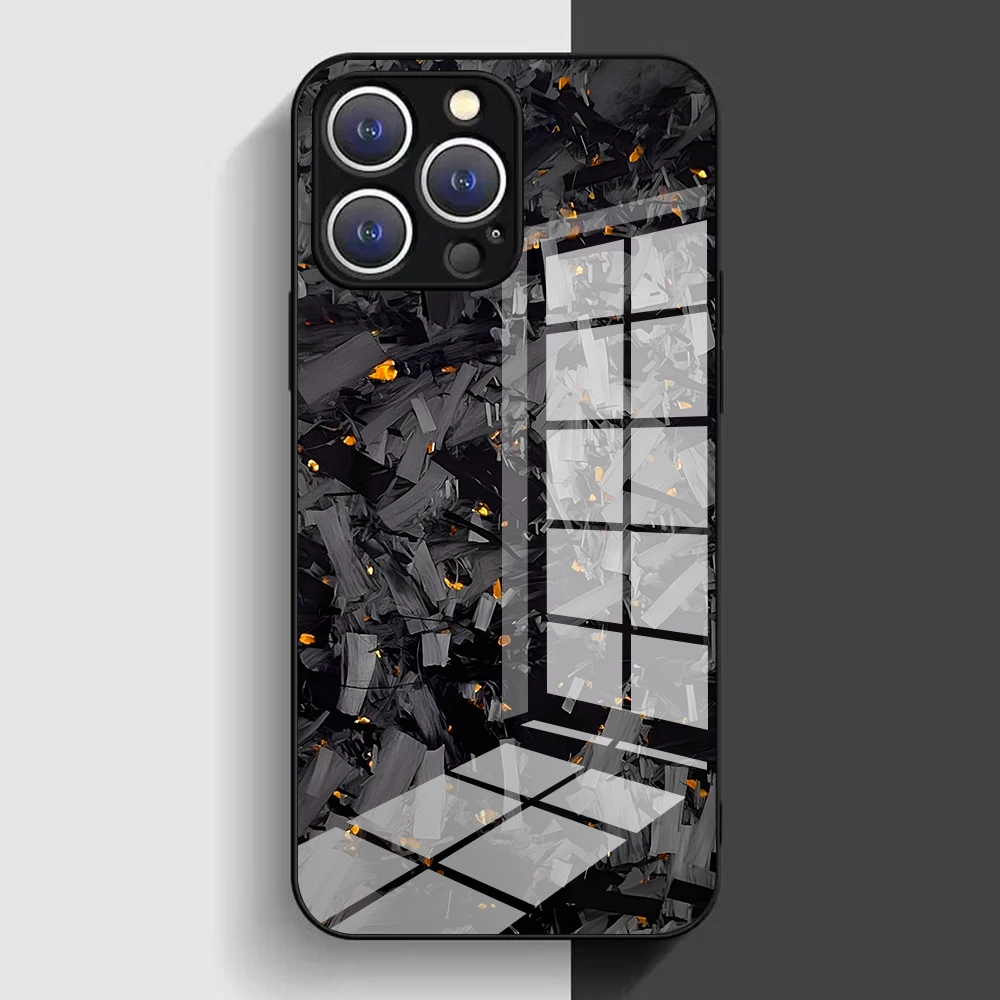 Funda de teléfono de fibra de carbono forjada Real para Samsung A16 A55 A35 A14 A34 A54 A24 A25 A15 A04 A34 A54 A24 A25 A15 4G 5G cubierta de vidrio - imagen 5