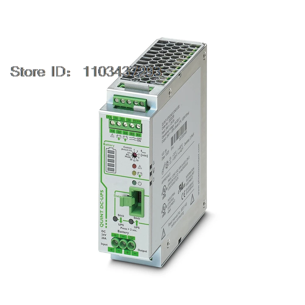 UPS 24VDC/20A Fuente de alimentación ininterrumpida QUINT-UPS/24DC/24DC/20 QUINT DC-UPS 2320238 - imagen 5