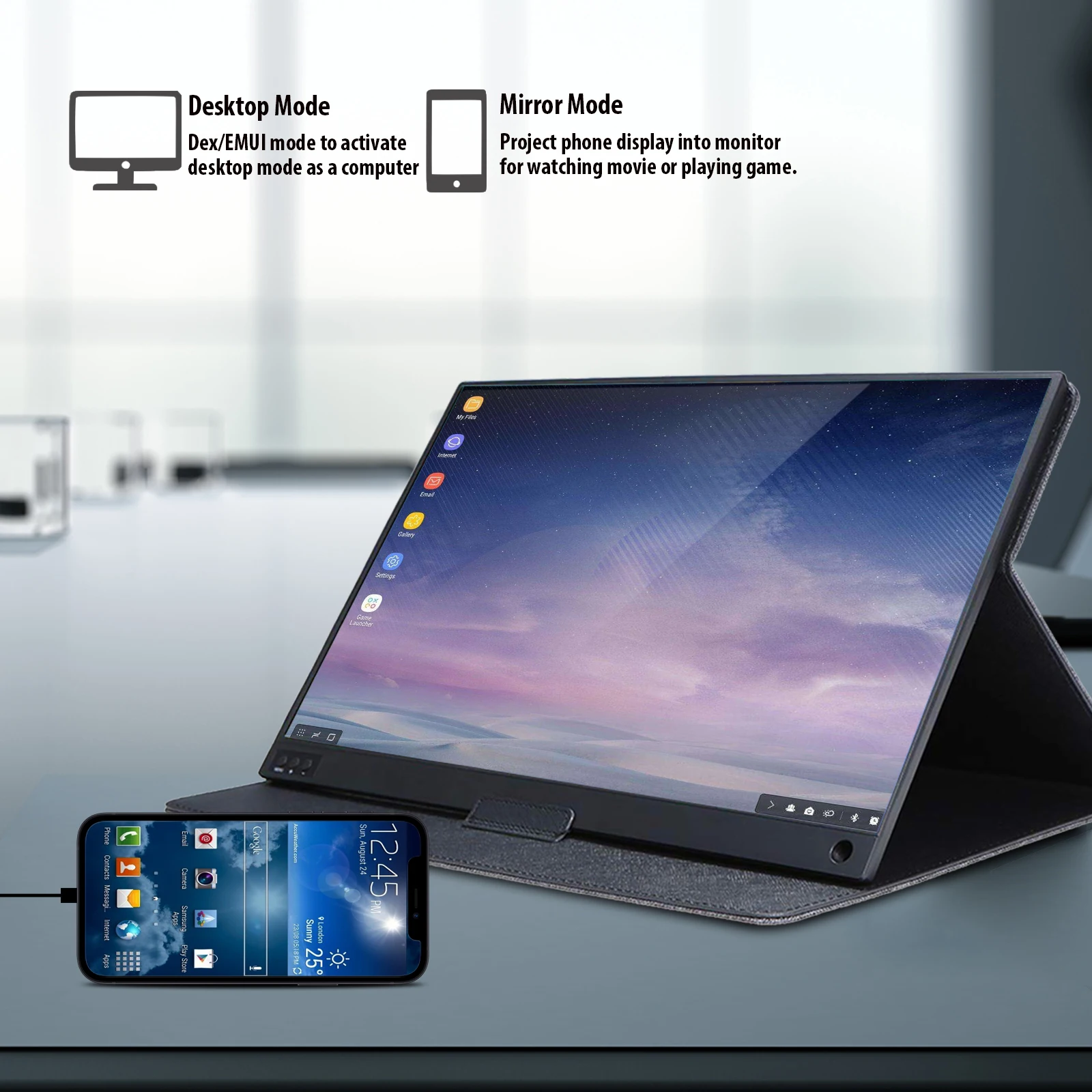 ZEUSLAP Monitor portátil FHD IPS USB-C 120Hz - imagen 5