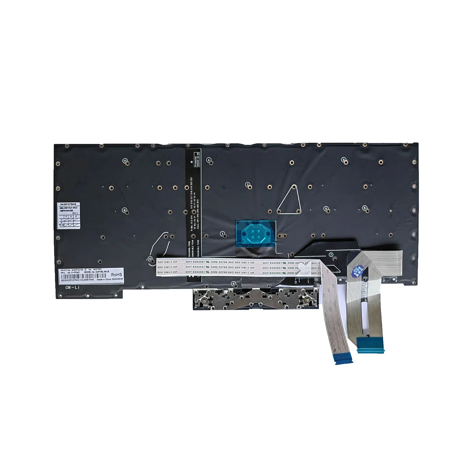 Teclado de diseño estadounidense para LENOVO IBM ThinkPad T14s Gen 1 5M10Z41449 x1 Extreme 3rd 2020 20T0 20T1 - imagen 2