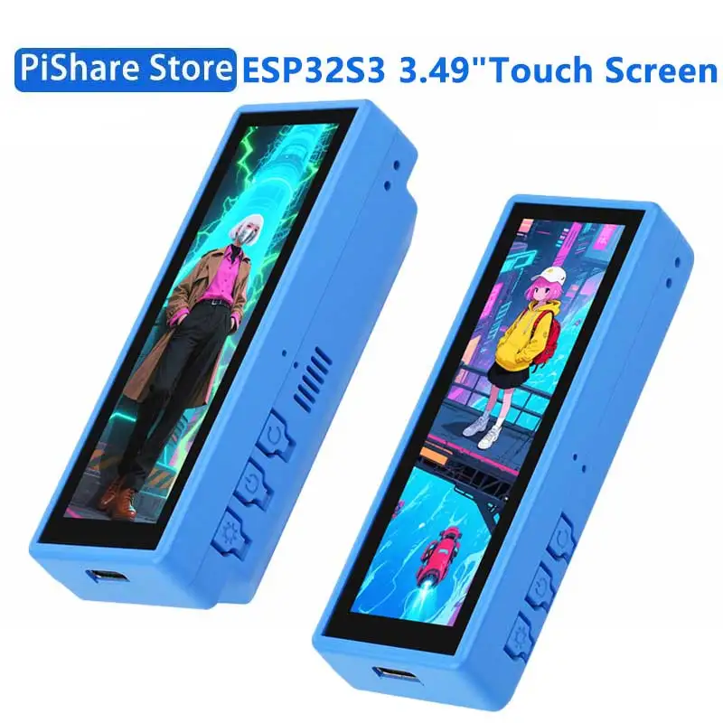 Placa de desarrollo ESP32-S3 Pantalla táctil capacitiva de 3,49 pulgadas DeepSeek AI Chat Box Pantalla LCD de 3,49 pulgadas 172 × 640 N16R8