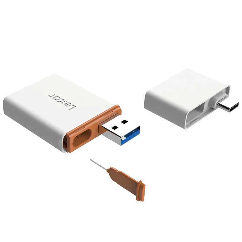 La tarjeta Uthai LRW350U lrw350u USB3.0 NCard TF dos en una interfaz dual t-ypec es adecuada para el lector de tarjetas Huawei nm - imagen 4