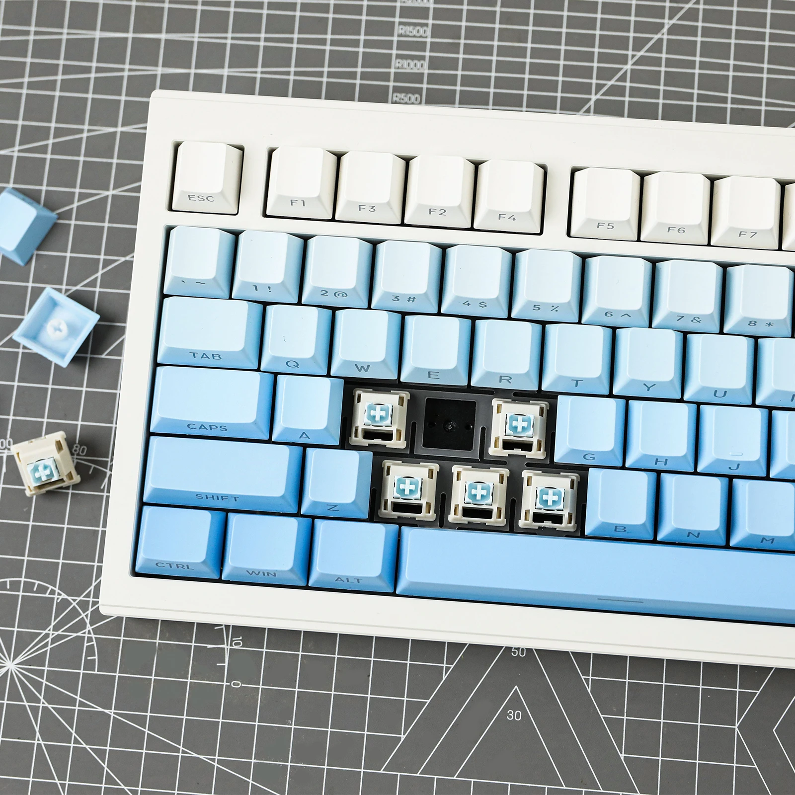 CIDOO V75 Plus 75% Kit de barras inalámbrico y con cable Bluetooth 5,1/2,4G programable a través de juntas Estabilizadores atornillados - imagen 5