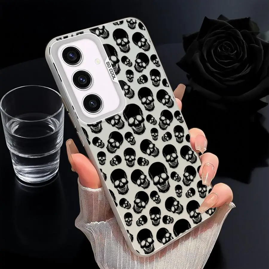 Funda trasera de teléfono para Xiaomi Poco F3 GT C50 F4 X5 X3 NFC X3 Pro C51 esqueleto cráneo - imagen 5