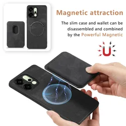 Funda OPPO Reno 14 Pro con MagSafe y tarjetero desmontable