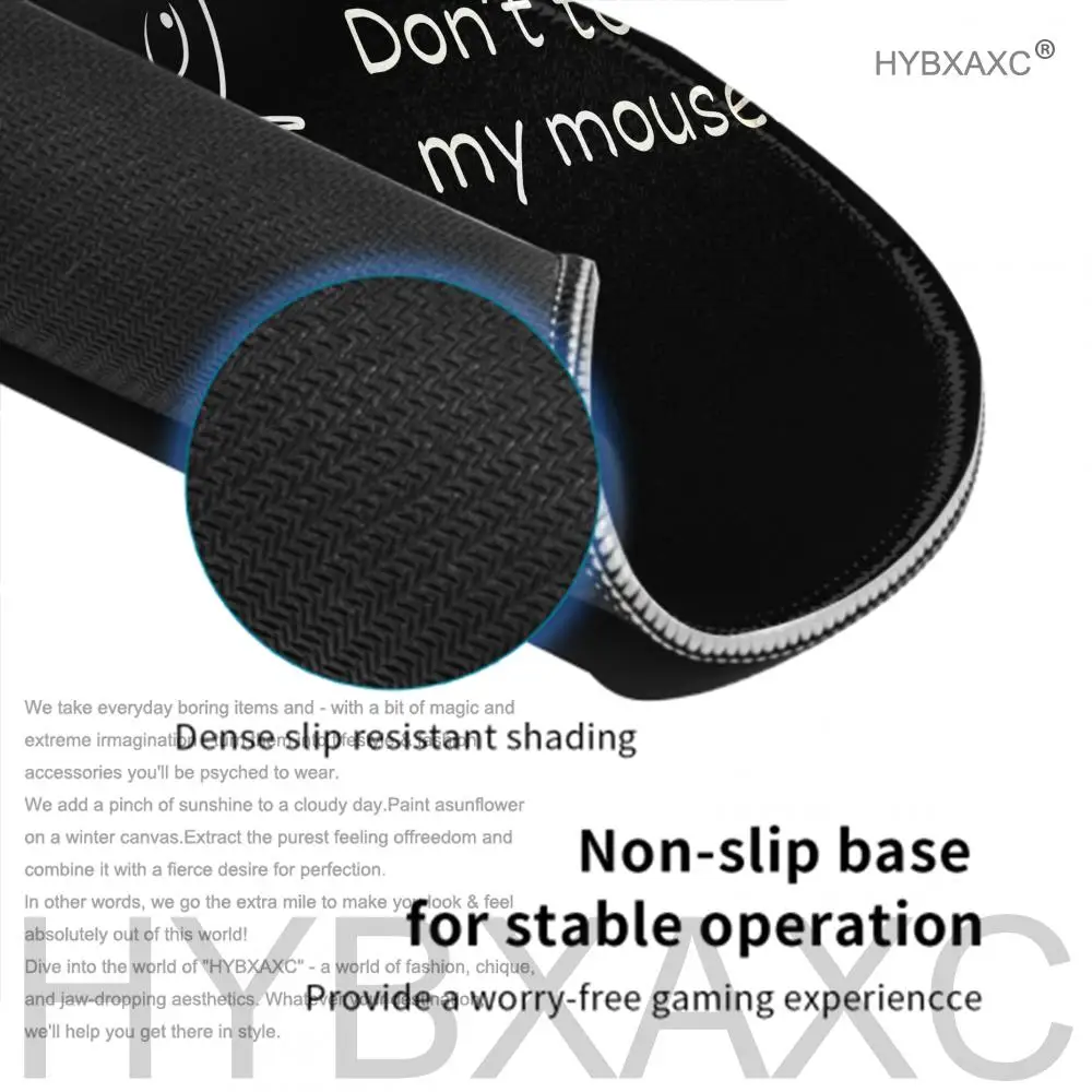 Alfombrilla de ratón de gatos negros, alfombrilla de escritorio de gato mirando, accesorios divertidos para juegos, alfombrilla para ratón, superficie de jugador para ratón de ordenador - imagen 5