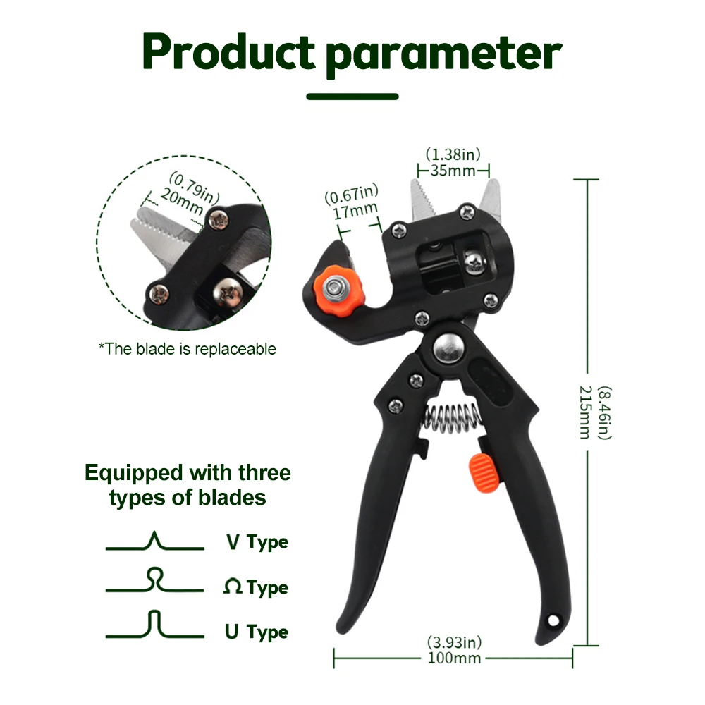 Tijeras profesionales de ramas altas, herramientas de injerto, Kit podador, tijeras de jardinería para árboles frutales, herramienta de corte - imagen 5