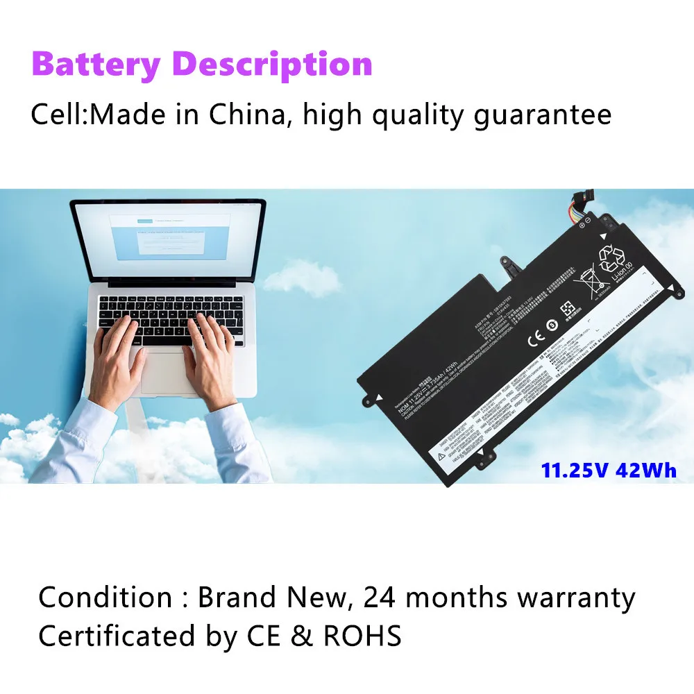 01AV435 01AV436 01AV437 01AV400 batería del ordenador portátil para Lenovo ThinkPad 13 Chromebook Series 2017 2018 1.a y 2.a generación - imagen 4