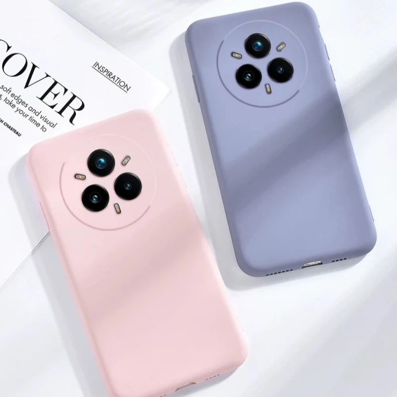 Funda de lujo para Realme 14 Pro Plus, funda Realme14 Pro + Fundas Coque, funda suave de silicona líquida Original Realme14 Pro Plus