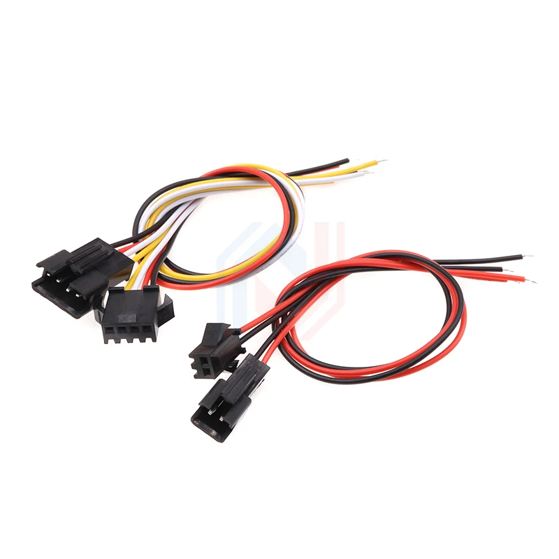 1-10 pares 2/3/4 pines SM JST conector de cable macho y hembra para tira de Led RGB 5050 3528 WS2801 APA02 WS2815 WS2813 - imagen 3