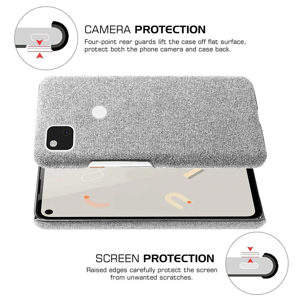 Para Google Pixel 5 5A 7 6 Pro Funda de tela Premium y agarre antideslizante para Google Pixel 7 pro 6 Funda - imagen 4